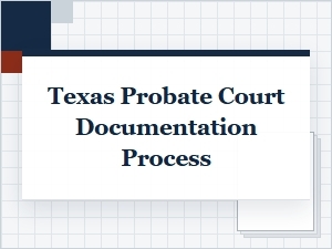 Texas Probate Court Documentation for Inheritance Tax Guidelines